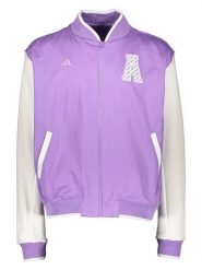 Adidas Bluza w kolorze fioletowym rozmiar: M. Różowe bluzy adidas, m, bez wzorów, z bawełny, bez ramiączek, bez kaptura. Za 227.31 zł.