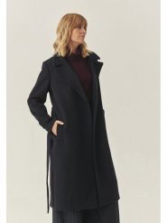 TATUUM Wełniany płaszcz w kolorze czarnym rozmiar: 38. Czarne płaszcze Tatuum, bez wzorów, z tkaniny, bez kaptura. Za 751.45 zł.