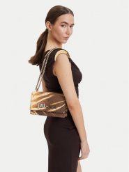 Just Cavalli Torebka 80RA4BBA ZSA85 Brązowy. Brązowe kopertówki Just Cavalli, bez wzorów, ze skóry, wizytowe, bez dodatków. Za 841.99 zł.