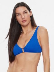 Lauren Ralph Lauren Góra od bikini 20401042 Niebieski. Niebieskie bikini Lauren Ralph Lauren, bez wzorów, z syntetyku. Za 309.99 zł.