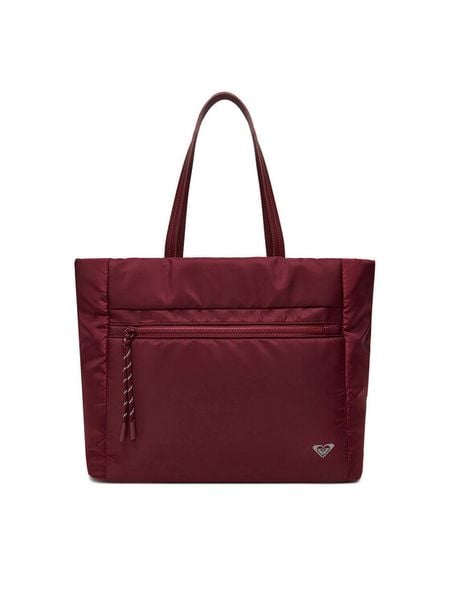 Roxy Torebka C-ROXY-M-003-08 Bordowy. Czerwone shopper bag Roxy, bez wzorów, z materiału, bez dodatków. Za 169.99 zł.