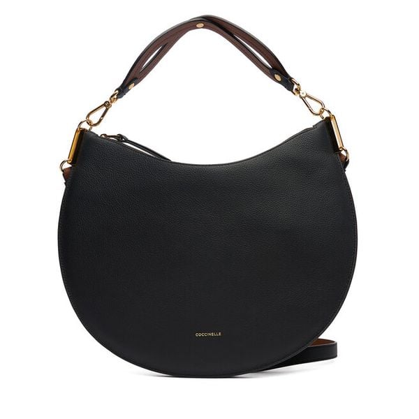 Torebka Coccinelle. Czarne torebki klasyczne Coccinelle, bez wzorów, klasyczne, bez dodatków. Za 1,579.00 zł.