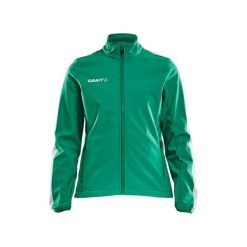 Kurtka damska Craft pro control softshell. Zielone kurtki przejściowe sportowe Craft, m, bez wzorów, z elastanu, bez kaptura. Za 340.25 zł.