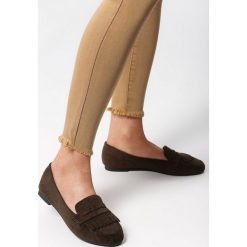 Zielone Mokasyny Brinley. Zielone mokasyny Born2be, bez wzorów, z okrągłym noskiem. Za 59.99 zł.