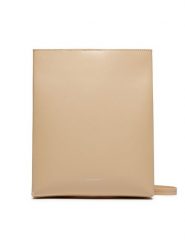 Calvin Klein Torebka K60K612649 Beżowy. Brązowe listonoszki Calvin Klein, bez wzorów, ze skóry, bez dodatków. Za 479.99 zł.