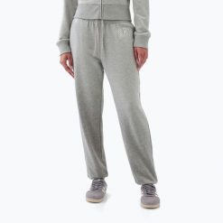 Spodnie damskie GAP French Logo Jogger. Szare spodnie sportowe GAP, bez wzorów, długie. Za 129.99 zł.