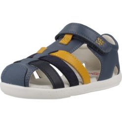 Sandały GARVALIN 262325G Niebieski. Niebieskie sandały GARVALIN, bez wzorów, ze skóry, sportowe, bez obcasa, bez zapięcia. Za 207.99 zł.