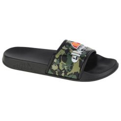 Klapki Ellesse Duke Slides EL11W74502-07 wielokolorowe. Klapki bez wzorów, z materiału, sportowe, bez obcasa, bez zapięcia. Za 151.80 zł.
