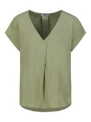 Sublevel Bluzka w kolorze khaki rozmiar: XXL. Brązowe bluzki Sublevel, s, bez wzorów, z wiskozy, klasyczne, bez kołnierzyka, bez ramiączek. Za 83.81 zł.