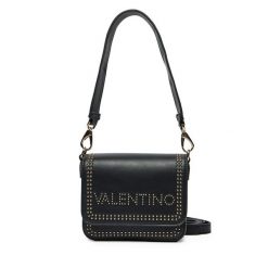 Torebka Valentino. Czarne listonoszki Valentino, bez wzorów, bez dodatków. Za 309.99 zł.