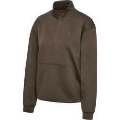 Damska kurtka z zamkiem błyskawicznym 1/2 Hummel Soft. Brązowe kurtki Hummel, m, bez wzorów, z elastanu, bez kaptura. Za 232.50 zł.