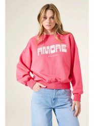 Garcia Bluza w kolorze różowym rozmiar: S. Różowe bluzy Garcia, s, bez wzorów, bez ramiączek, bez kaptura. Za 142.95 zł.