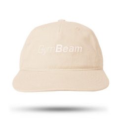 Czapka unisex fitness z zakrzywionym daszkiem taupe Dad Cap. Brązowe czapki z daszkiem GYMBEAM, bez wzorów, z bawełny, sportowe. Za 55.90 zł.