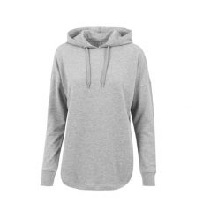 Damska bluza oversize z kapturem Build Your Brand. Szare bluzy z kapturem BUILD YOUR BRAND, xl, bez wzorów, z dresówki, z kapturem. Za 160.00 zł.