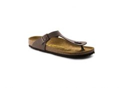 Japonki damskie Birkenstock 043751. Brązowe japonki Birkenstock, z aplikacjami, z jeansu, eleganckie. Za 674.00 zł.