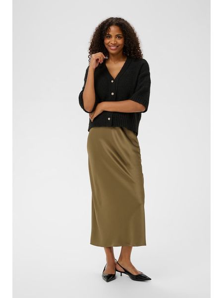 Kaffe Kardigan w kolorze czarnym rozmiar: S. Czarne swetry Kaffe, s, bez wzorów, bez ramiączek. Za 139.87 zł.