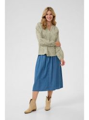 Cream Bluzka w kolorze khaki rozmiar: 46. Brązowe bluzki Cream, bez wzorów, z bawełny, bez kołnierzyka, bez ramiączek. Za 101.23 zł.