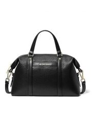 Michael Kors Torebka w kolorze czarnym - 27 x 11 x 17 cm rozmiar: onesize. Czarne torebki klasyczne Michael Kors, bez wzorów, z materiału, przez ramię, bez dodatków. Za 680.45 zł.