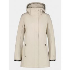 Kurtka Softshell Damska Luhta Iloniemi. Brązowe kurtki Luhta, bez wzorów, z softshellu, bez kaptura, trekkingowe. W wyprzedaży za 479.20 zł.