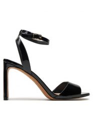Aldo Sandały Dyanne 13734057 Czarny. Czarne sandały Aldo, bez wzorów, ze skóry, bez obcasa, na szpilce, bez zapięcia. Za 229.99 zł.