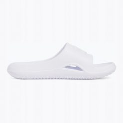 Klapki Sportowe Unisex Under Armour W Locker V Sl Us. Białe klapki Under Armour, bez wzorów, sportowe, bez obcasa, bez zapięcia. Za 83.99 zł.