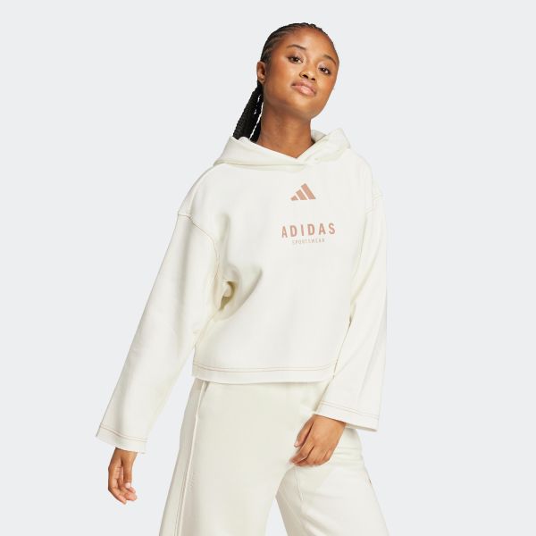 Bluza z kapturem damska ADIDAS. Bluzy z kapturem adidas, xl, bez wzorów, z bawełny, z kapturem, trekkingowe. W wyprzedaży za 199.99 zł.