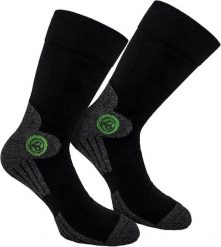 BRUBAKER Trek-Power skarpety trekkingowe 4 pary oddychające. Czarne skarpetki X2, bez wzorów, z bawełny. Za 131.99 zł.