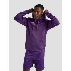 Bluza do piłki ręcznej dla dorosłych Hummel hml CORE XK poly z kapturem. Niebieskie bluzy Hummel, xl, bez wzorów, sportowe, bez ramiączek, z kapturem. Za 191.00 zł.