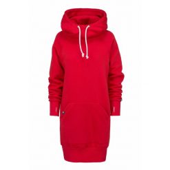 Bluza sportowa z kapturem damska DEEP TRIP Luzak. Czerwone bluzy z kapturem DEEP TRIP, l, bez wzorów, z bawełny, z kapturem. Za 369.00 zł.