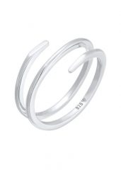 Elli Damski zawijany filigranowy Twist Trend, srebro 925 Sterling Silver Pierścionki 1 ct. Szare pierścionki Elli, srebrne. Za 328.99 zł.