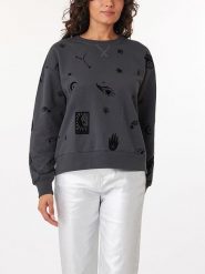 Scotch & Soda Bluza w kolorze antracytowym rozmiar: L. Czarne bluzy Scotch & Soda, l, bez wzorów, bez kaptura. Za 180.91 zł.