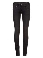Herrlicher Dżinsy - Skinny fit - w kolorze czarnym rozmiar: W31. Czarne jeansy Herrlicher, z aplikacjami, ze skóry, klasyczne. Za 136.78 zł.