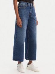 HUGO Jeansy Geredith 50553175 Niebieski Wide Leg. Niebieskie jeansy Hugo, bez wzorów, z bawełny. Za 599.99 zł.