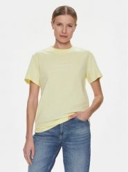 Calvin Klein T-Shirt Hero Logo K20K205448 Żółty Regular Fit. Żółte t-shirty Calvin Klein, l, bez wzorów, z bawełny, bez kołnierzyka, bez ramiączek. Za 129.99 zł.