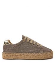 Replay Espadryle GWF22 .000.C0024S Złoty. Żółte espadryle Replay, bez wzorów, ze skóry, bez obcasa. Za 319.99 zł.