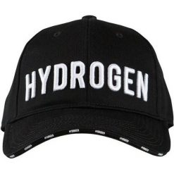 Czapka tenisowa unisex Hydrogen Icon Cap. Czarne czapki z daszkiem HYDROGEN, bez wzorów, z bawełny, eleganckie. Za 219.99 zł.