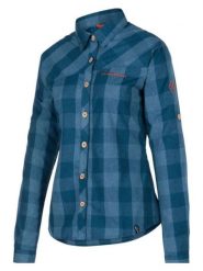 LA SPORTIVA Koszula funkcyjna "Andes" w kolorze niebieskim rozmiar: L. Niebieskie koszule La Sportiva, l, bez wzorów, bez kołnierzyka, bez ramiączek. Za 231.68 zł.