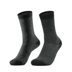 Skarpetki kolarskie na rower do biegania antypoślizgowe. Białe skarpetki ROCKBROS, bez wzorów, z dzianiny. Za 54.99 zł.