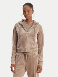 Juicy Couture Bluza Madison JCWAS126326 Beżowy Slim Fit. Brązowe bluzy Juicy Couture, s, bez wzorów, z syntetyku, bez kaptura. Za 439.99 zł.