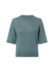 BOSS koszula z dzianiny z alpaki - Fancer Kobiety Wełna niebieski, M. Niebieskie koszule Boss, m, bez wzorów, z dzianiny, bez kołnierzyka, bez ramiączek. Za 549.95 zł.