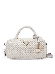 Guess Torebka Kora Mini HWWG97 48760 Kremowy. Białe torebki klasyczne Guess, z aplikacjami, ze skóry, bez dodatków. Za 634.99 zł.