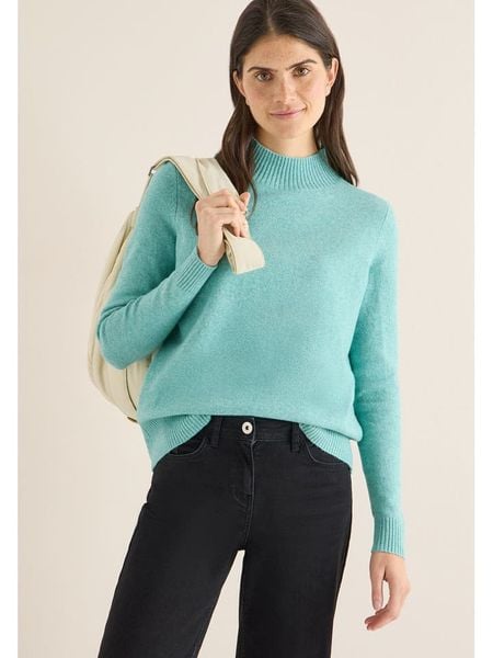 Cecil Sweter w kolorze turkusowym rozmiar: XL. Niebieskie swetry Cecil, xl, bez wzorów, z bawełny, bez ramiączek. Za 154.95 zł.