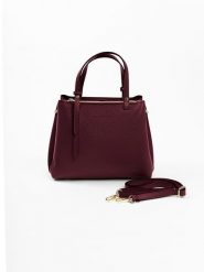 Lia Biassoni Skórzana torebka "Bardine" w kolorze bordowym - 28 x 21 x 15 cm rozmiar: onesize. Czerwone torebki klasyczne Lia Biassoni, bez wzorów, z materiału, na ramię, bez dodatków. Za 304.99 zł.