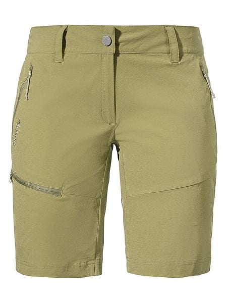 Schöffel Bermudy funkcyjne "Toblach2" w kolorze oliwkowym rozmiar: 42. Zielone spodnie dresowe Schöffel, bez wzorów, z materiału, outdoorowe. Za 162.11 zł.
