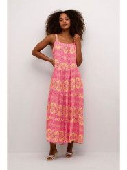 Cream Sukienka w kolorze różowym rozmiar: L/XL. Różowe sukienki Cream, l, bez wzorów, z wiskozy, bez kołnierzyka, bez ramiączek, maxi. Za 127.65 zł.