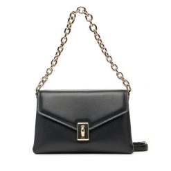 Torebka Furla. Czarne listonoszki Furla, bez wzorów, bez dodatków. Za 2,329.00 zł.
