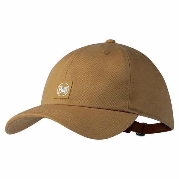 Czapka z daszkiem baseball cap. Brązowe czapki z daszkiem Buff, bez wzorów, z bawełny, klasyczne. Za 132.99 zł.
