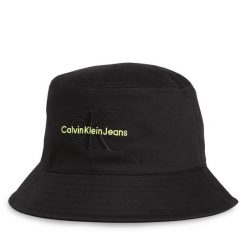 Kapelusz Calvin Klein Jeans. Czarne kapelusze Calvin Klein Jeans, bez wzorów, z jeansu. Za 189.99 zł.