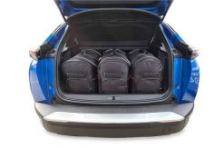 Torby Do Bagażnika Peugeot E-2008 Ev 2019+ 3Szt Kjust. Czarne torby podróżne KJUST, bez wzorów, z kauczuku. Za 1,020.00 zł.