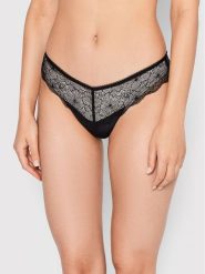 Wonderbra Figi brazylijskie WB000B2W Czarny. Czarne figi Wonderbra, bez wzorów, z syntetyku. Za 69.99 zł.